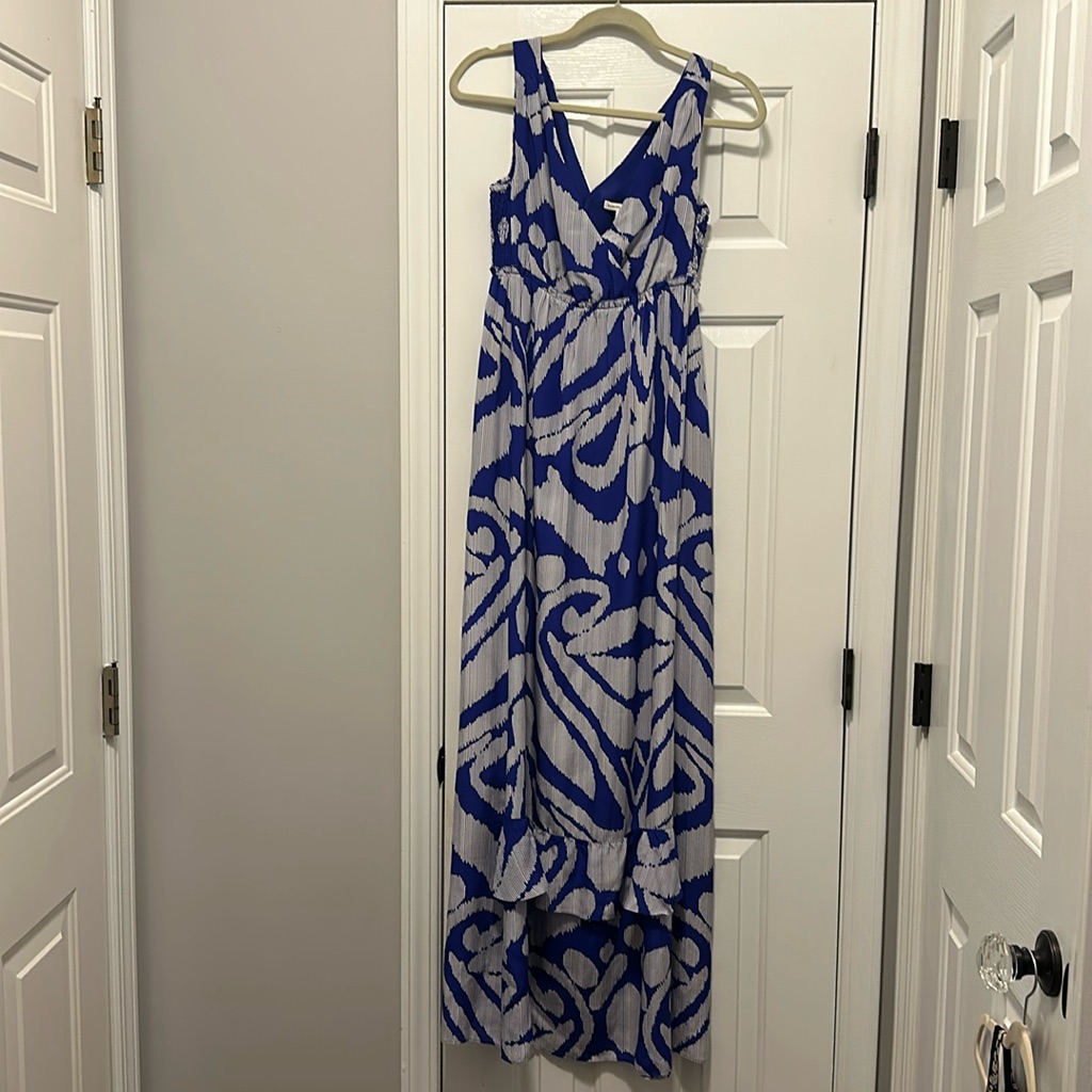 100% Silk Banana Republic Maxi Dress